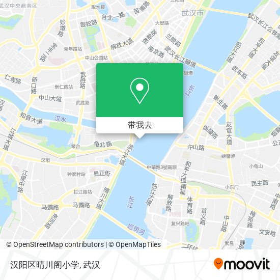 汉阳区晴川阁小学地图