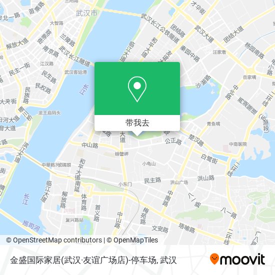 金盛国际家居(武汉·友谊广场店)-停车场地图