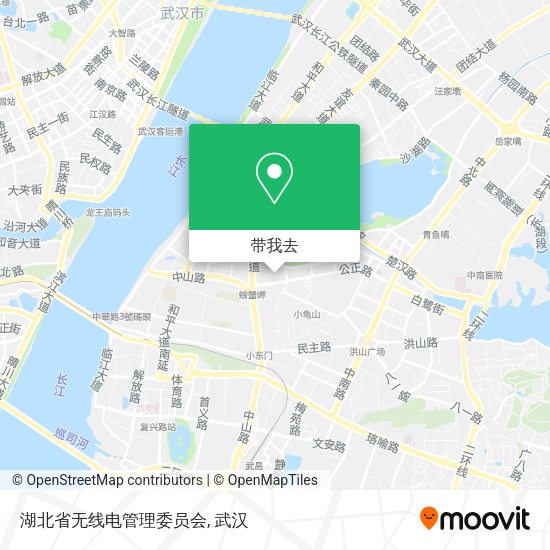 湖北省无线电管理委员会地图