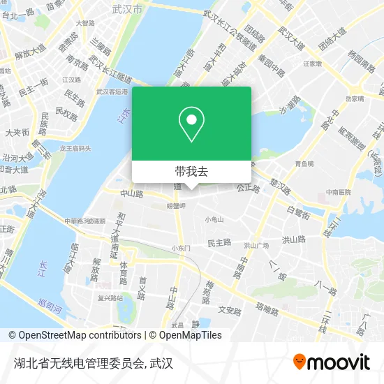湖北省无线电管理委员会地图