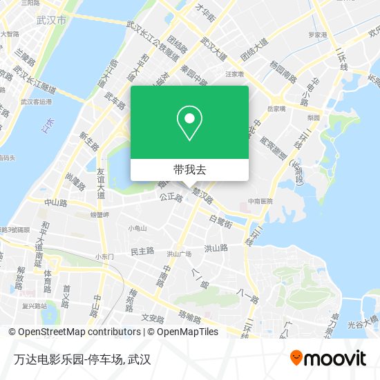 万达电影乐园-停车场地图