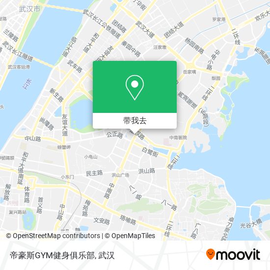 帝豪斯GYM健身俱乐部地图