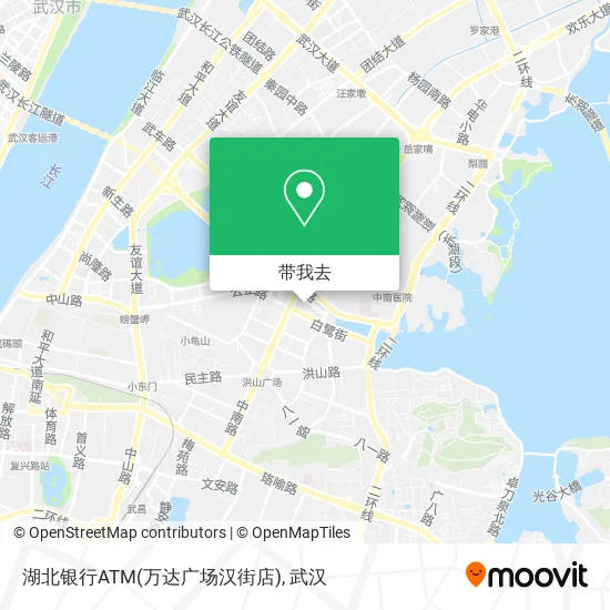 湖北银行ATM(万达广场汉街店)地图