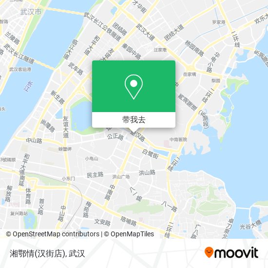 湘鄂情(汉街店)地图