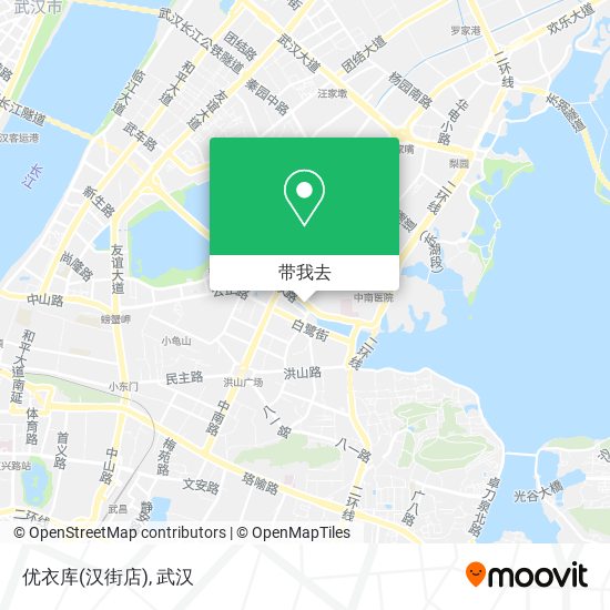 优衣库(汉街店)地图