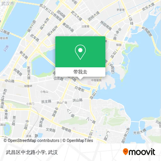 武昌区中北路小学地图