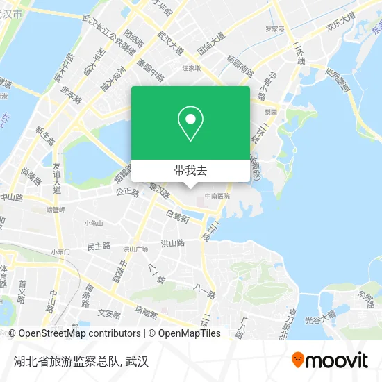 湖北省旅游监察总队地图