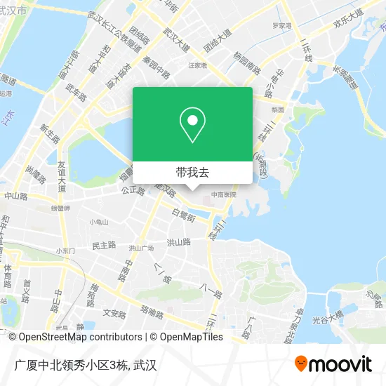 广厦中北领秀小区3栋地图