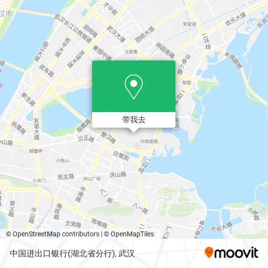 中国进出口银行(湖北省分行)地图