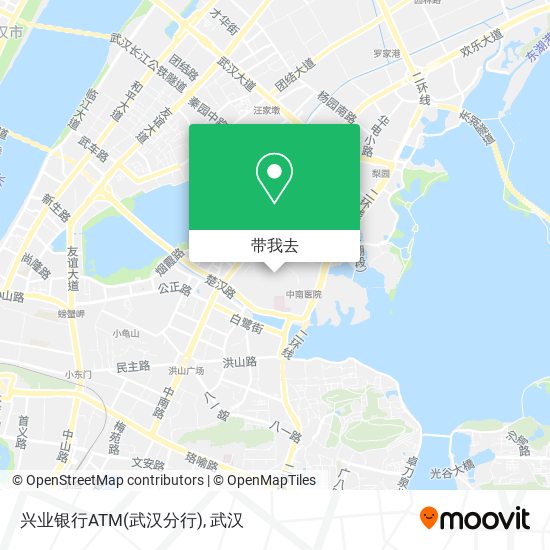 兴业银行ATM(武汉分行)地图
