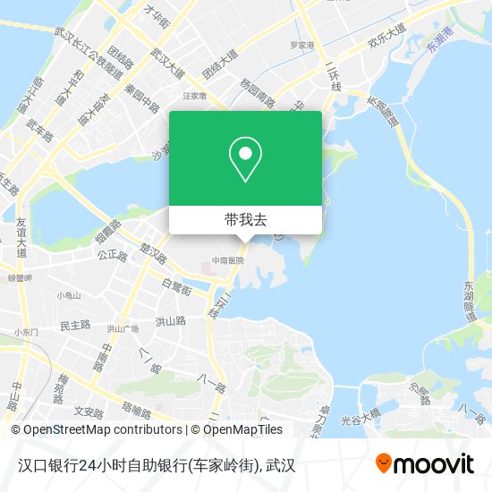 汉口银行24小时自助银行(车家岭街)地图