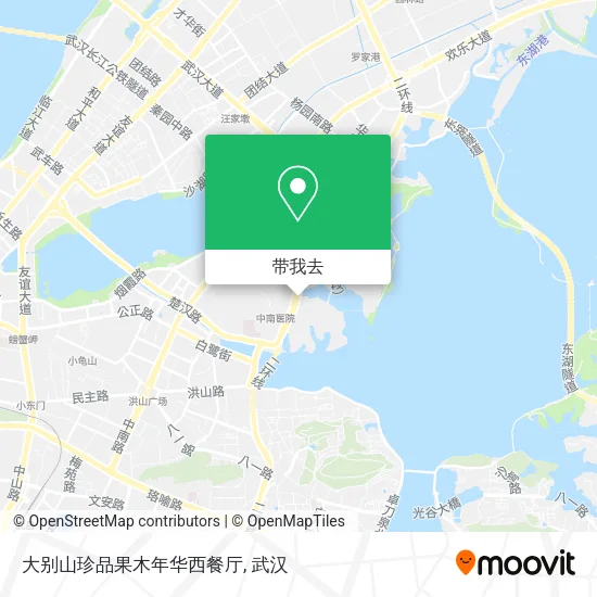 大别山珍品果木年华西餐厅地图