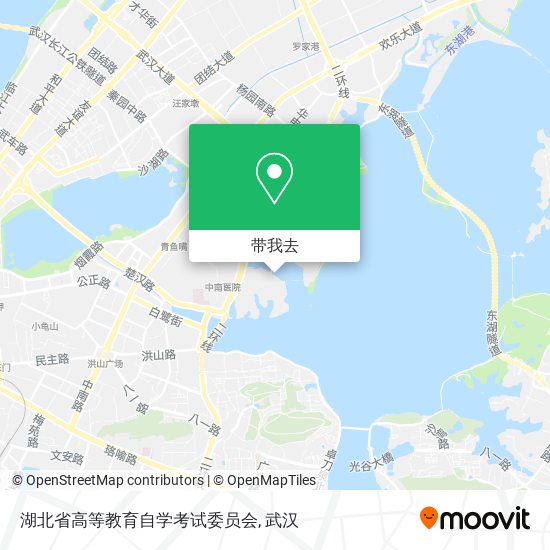 湖北省高等教育自学考试委员会地图
