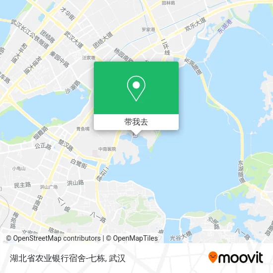 湖北省农业银行宿舍-七栋地图