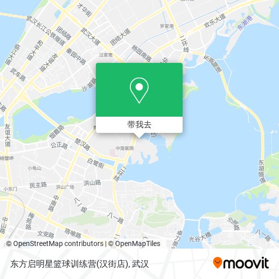 东方启明星篮球训练营(汉街店)地图