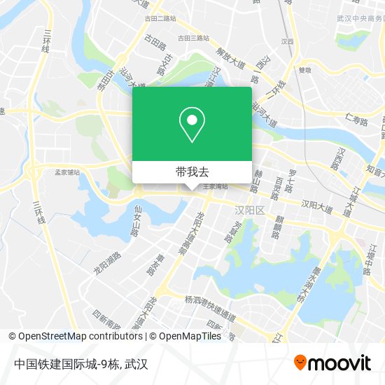 中国铁建国际城-9栋地图