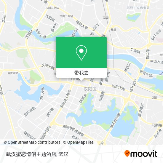武汉蜜恋情侣主题酒店地图