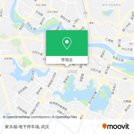 家乐福-地下停车场地图