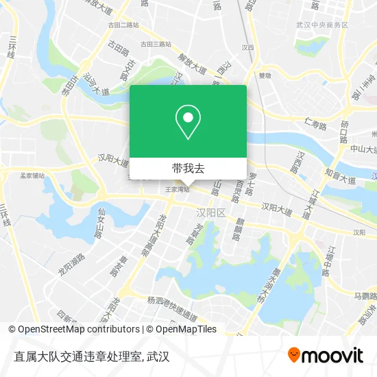 直属大队交通违章处理室地图