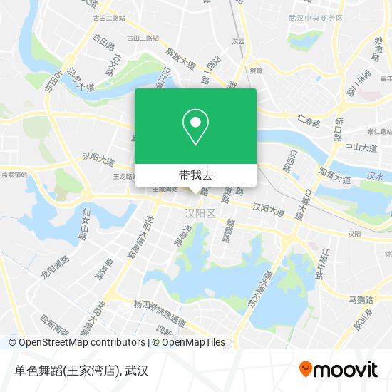 单色舞蹈(王家湾店)地图