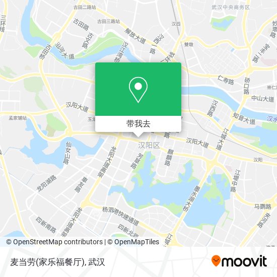 麦当劳(家乐福餐厅)地图