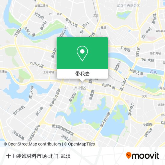 十里装饰材料市场-北门地图