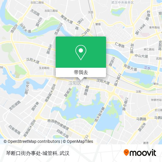 琴断口街办事处-城管科地图