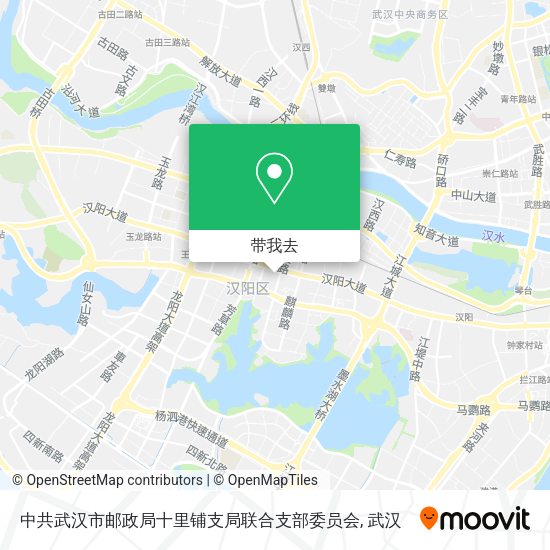 中共武汉市邮政局十里铺支局联合支部委员会地图