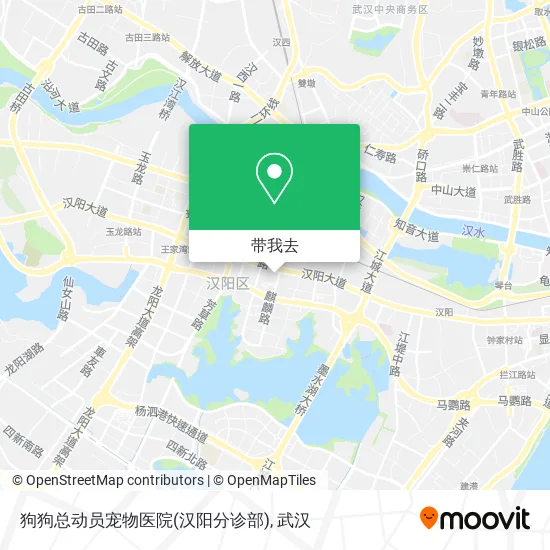 狗狗总动员宠物医院(汉阳分诊部)地图