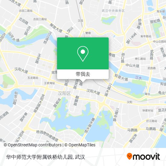 华中师范大学附属铁桥幼儿园地图