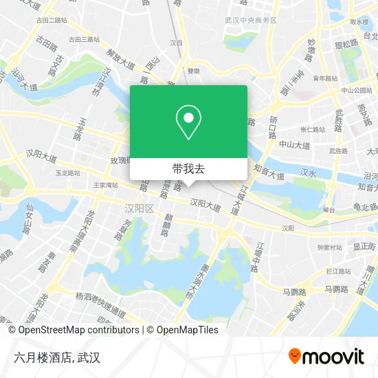 六月楼酒店地图