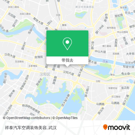 祥泰汽车空调装饰美容地图