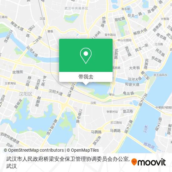武汉市人民政府桥梁安全保卫管理协调委员会办公室地图