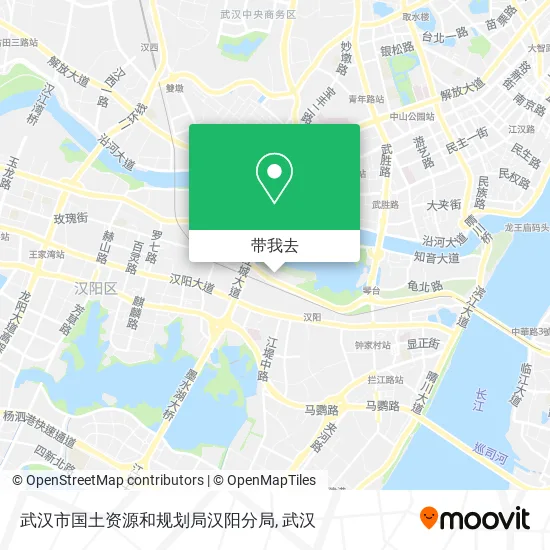 武汉市国土资源和规划局汉阳分局地图
