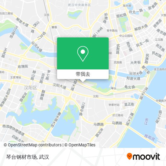 琴台钢材市场地图