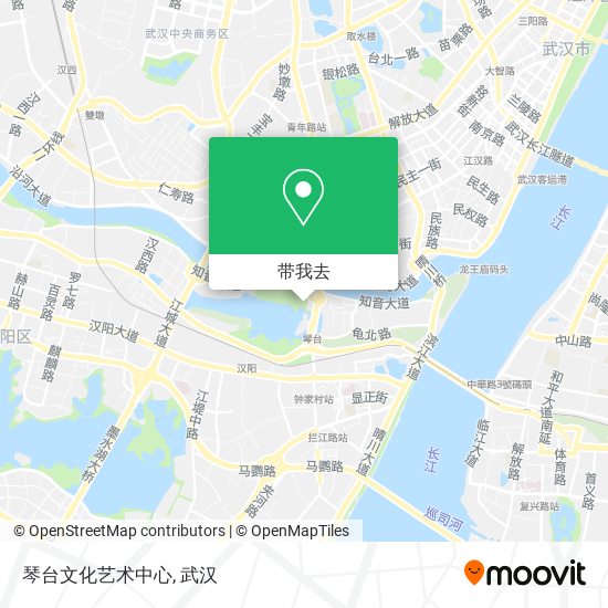 琴台文化艺术中心地图