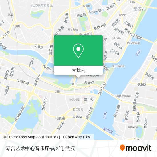 琴台艺术中心音乐厅-南2门地图