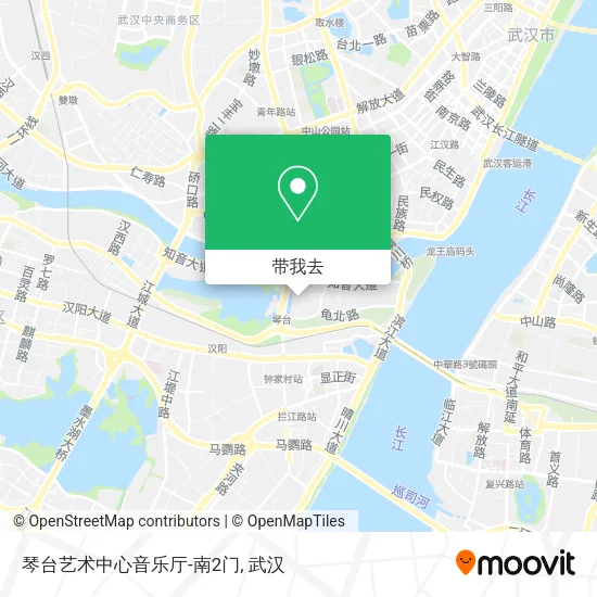 琴台艺术中心音乐厅-南2门地图