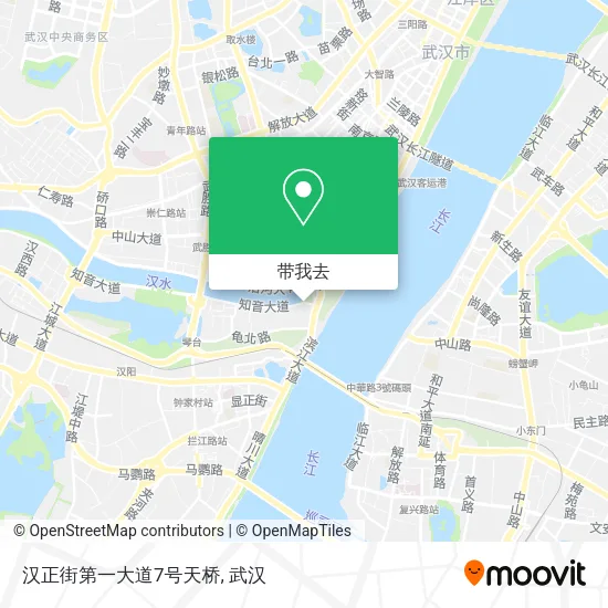 汉正街第一大道7号天桥地图