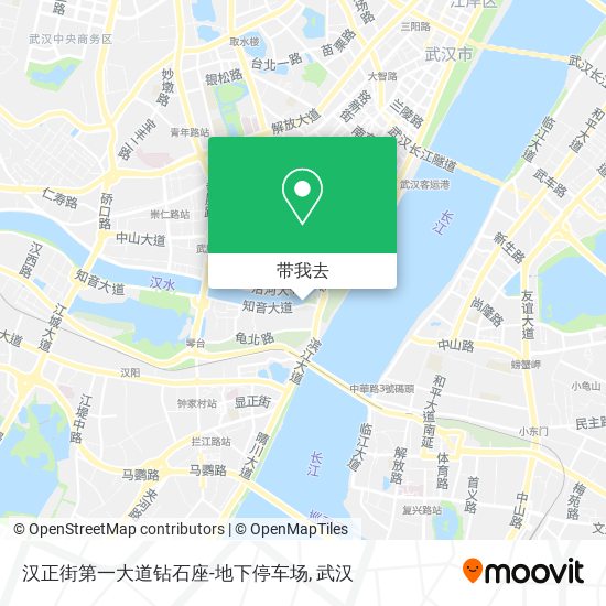 汉正街第一大道钻石座-地下停车场地图