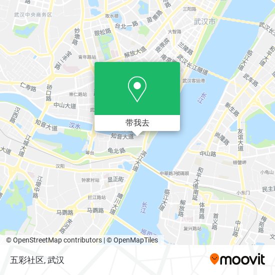 五彩社区地图