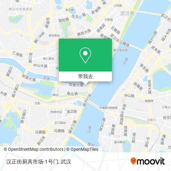 汉正街厨具市场-1号门地图