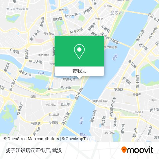 扬子江饭店汉正街店地图