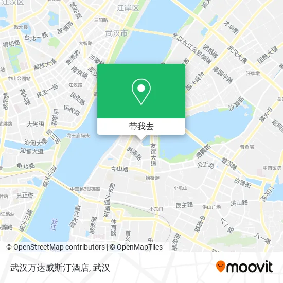 武汉万达威斯汀酒店地图