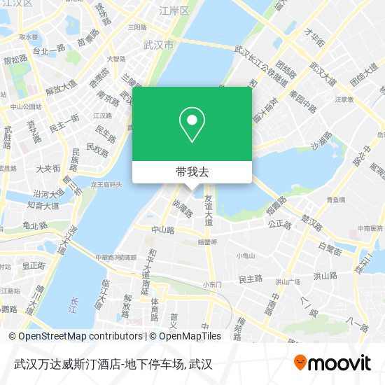武汉万达威斯汀酒店-地下停车场地图
