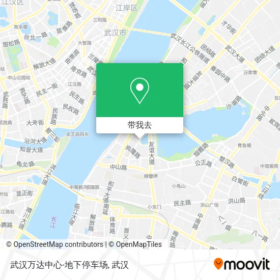 武汉万达中心-地下停车场地图