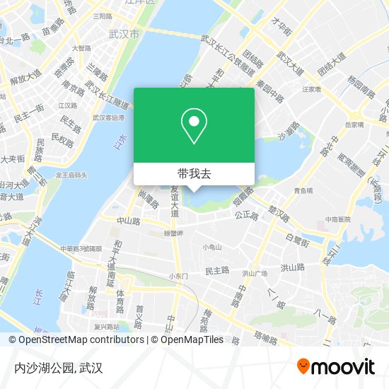 内沙湖公园地图