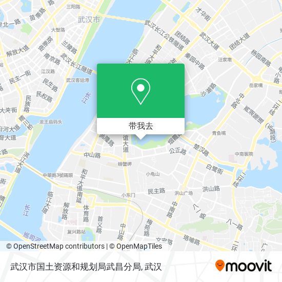 武汉市国土资源和规划局武昌分局地图