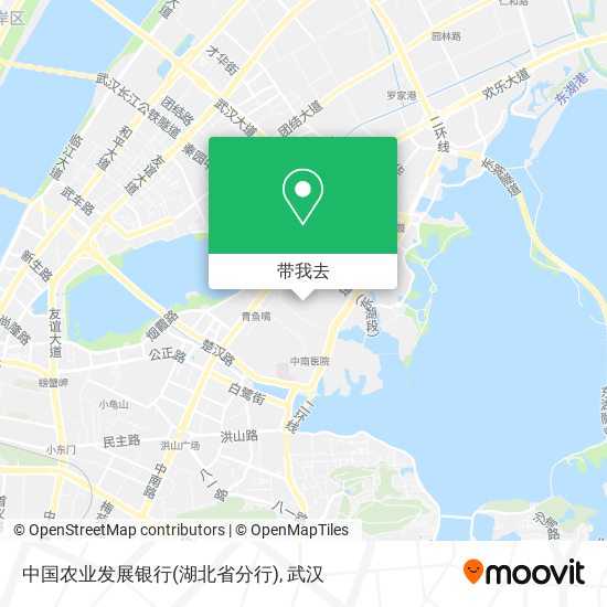 中国农业发展银行(湖北省分行)地图