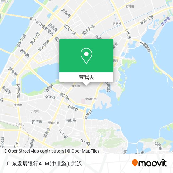 广东发展银行ATM(中北路)地图